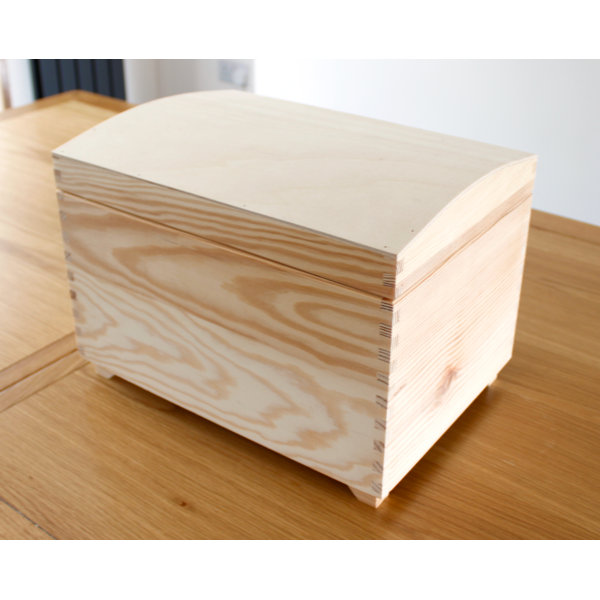 Long thin wooden clearance box